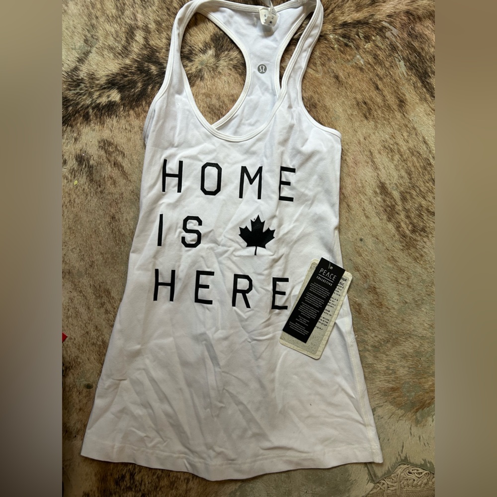 Lululemon X Peace Collective Cool Racerback Sz 6 NWT